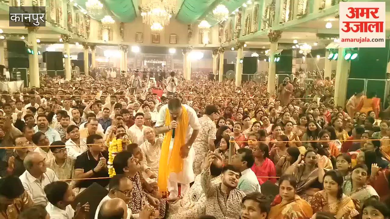 Devotional songs create an atmosphere of devotion; devotees attend Shri Shyam Mahotsav with families