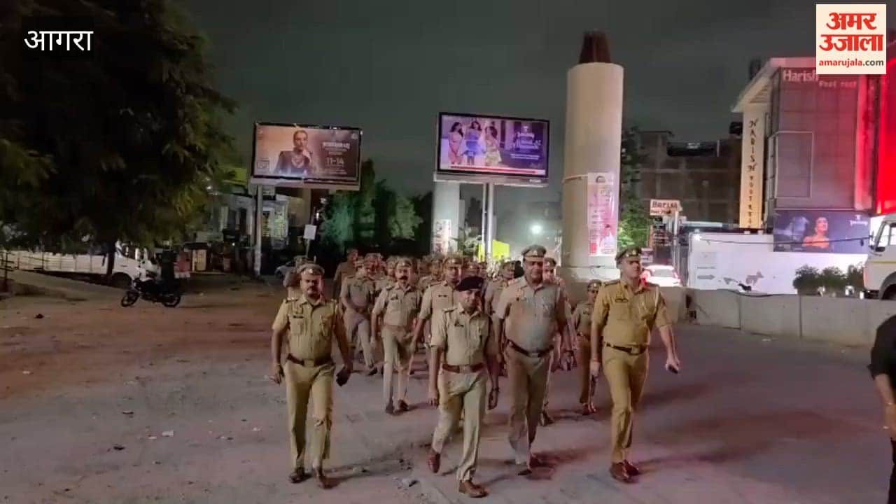 Agra Police Conduct Late-Night Mock Drill