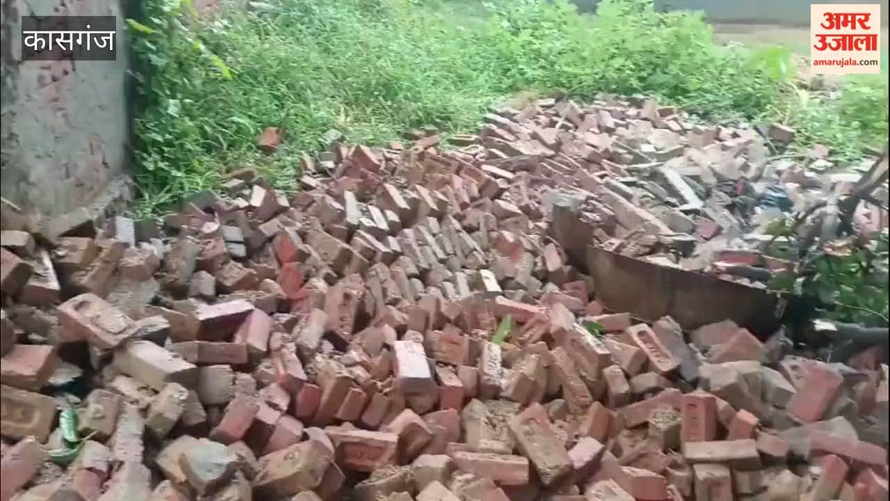 Rain wreaks havoc in Nagla Birhara; lintels of two houses collapse in the early hours.