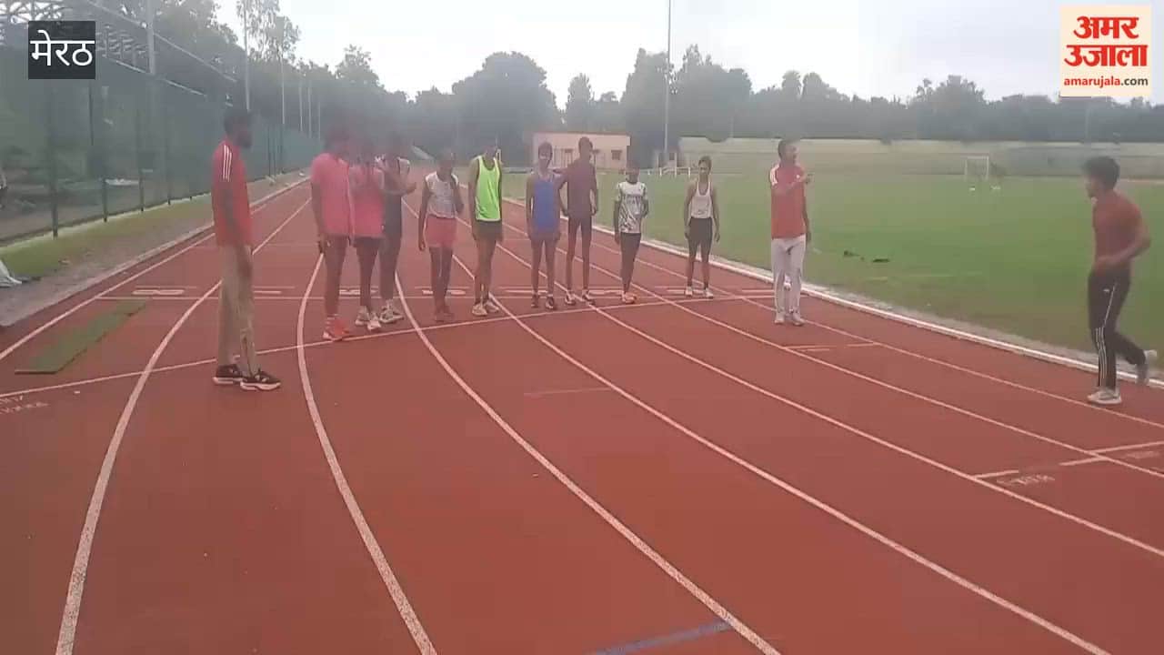 Athletes Take 400-Metre Trial for Divisional-Level Competition in Meerut