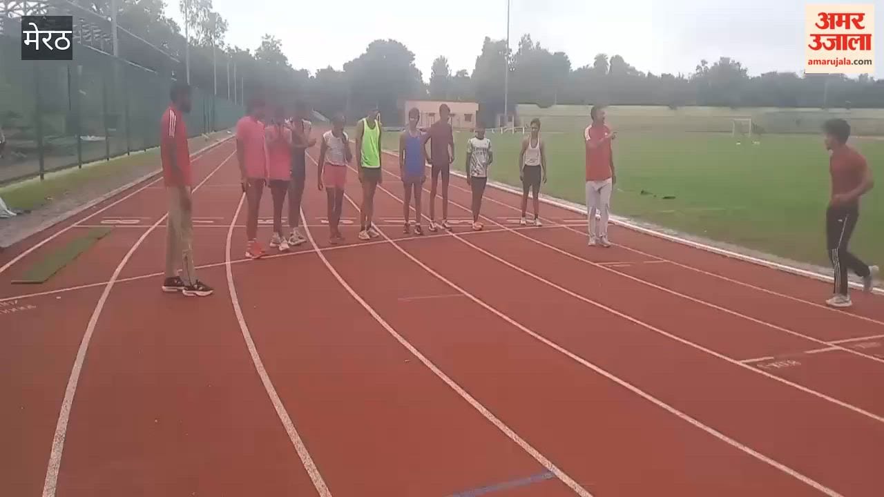 Athletes Take 400-Metre Trial for Divisional-Level Competition in Meerut