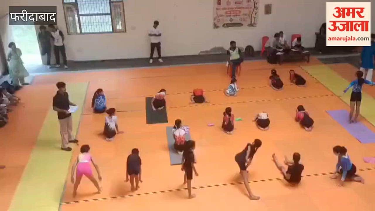 District-level Yogasana championship organized in Faridabad