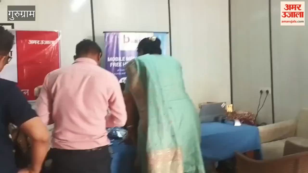 Amar Ujala Foundation organized a health check-up camp in Gurugram