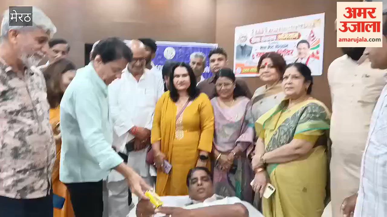 Blood Donation Camp Organised at IMA Hall in Meerut, Donors Honoured with Certificates