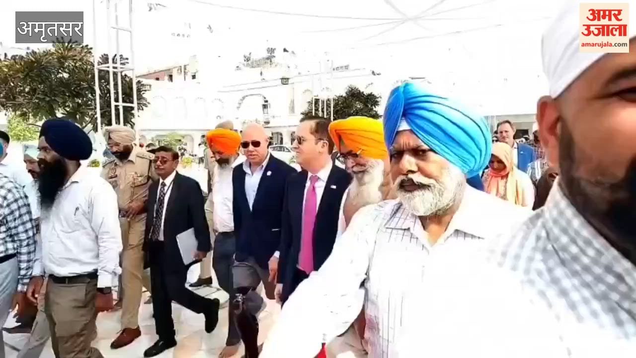 US Ambassador to India Sergio Gor arrived in Amritsar on Monday and paid his respects at Sri Darbar Sahib.