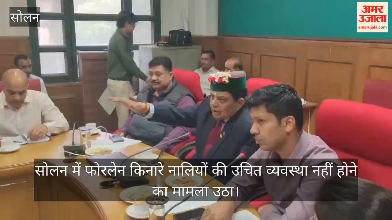 solan fourlane drainage problem nhai review meeting