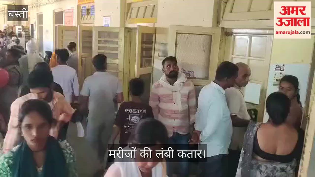Patients thronged the OPD on Monday.