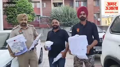 Three arrested, including a couple linked to the ISI; AK-47, AK-56, and 10 kg of heroin seized.
