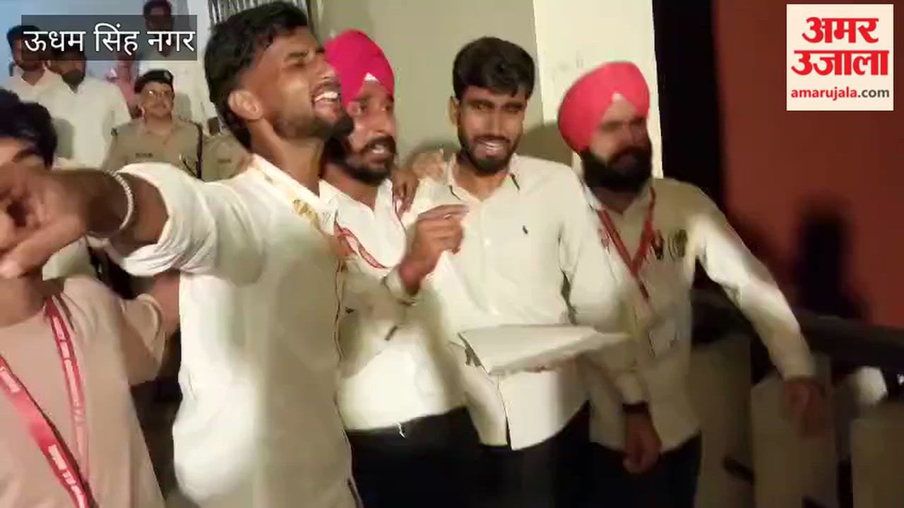 NSUI candidate created ruckus after losing Radhehari Degree College election kashipur