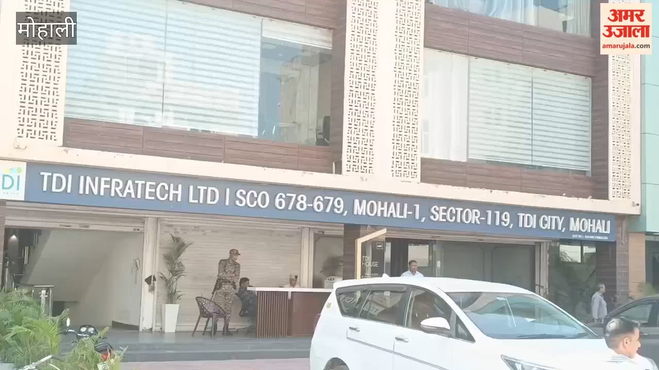 ED raid underway at TDI City office in Mohali.