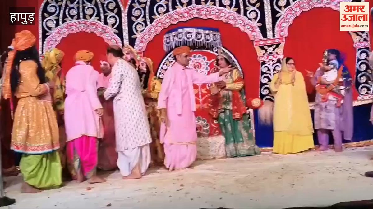 हापुड़ में राधा छठी महोत्सव पर रासलीला का आयोजन