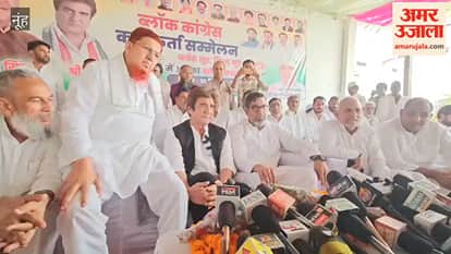 Block Congress Workers' Conference held at Nuh Patel Vatika.