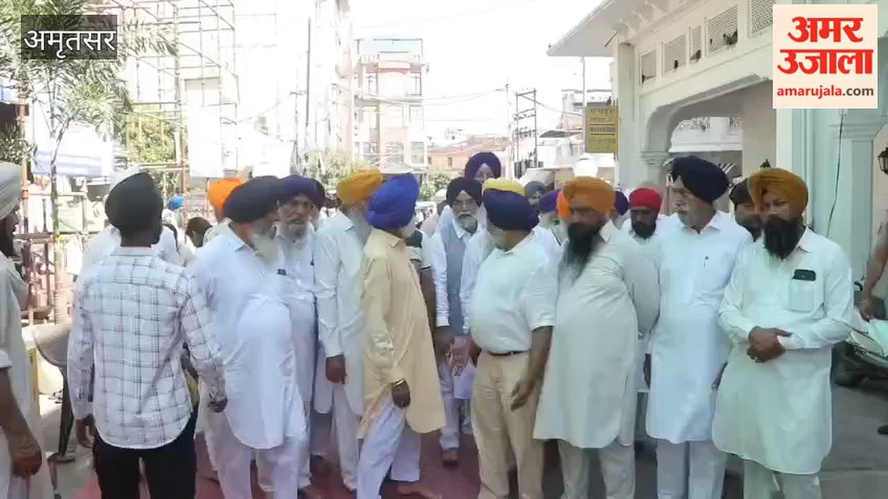 Gurpratap Singh Wadala reached Akal Takht Sahib regarding the reorganization of the Akali Dal.