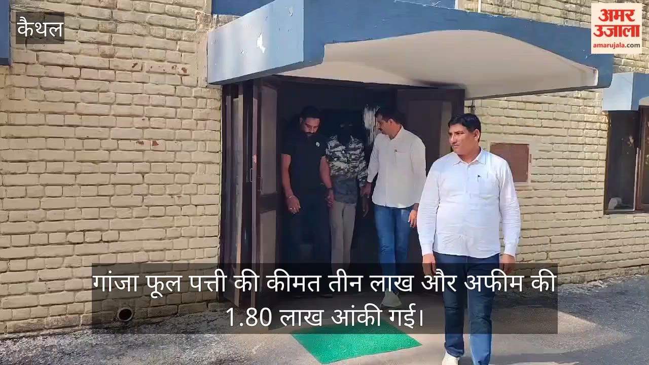Kaithal: 21 kg of cannabis (buds and leaves) and 1.167 kg of opium seized; accused caught after his motorcycle stalled.