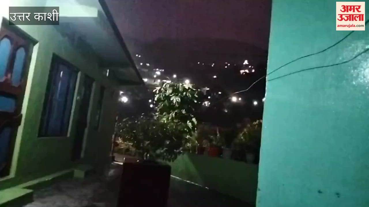 Weather takes a sudden turn in the Yamunotri Valley; rain begins accompanied by storms