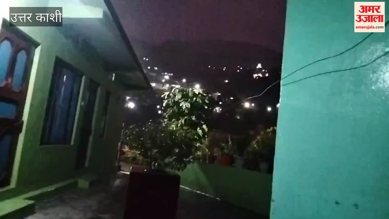 Weather takes a sudden turn in the Yamunotri Valley; rain begins accompanied by storms