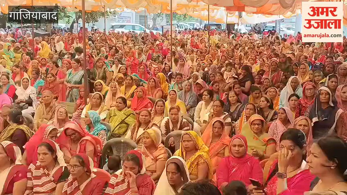 गाजियाबाद में सेवा संकल्प अभियान के तहत 3600 से अधिक महिलाओं का हुआ सम्मान