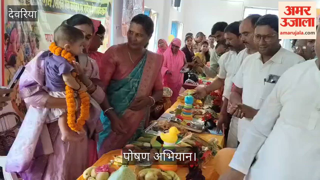Annaprashan ceremony organized for children under the Seva Sankalp Abhiyan.