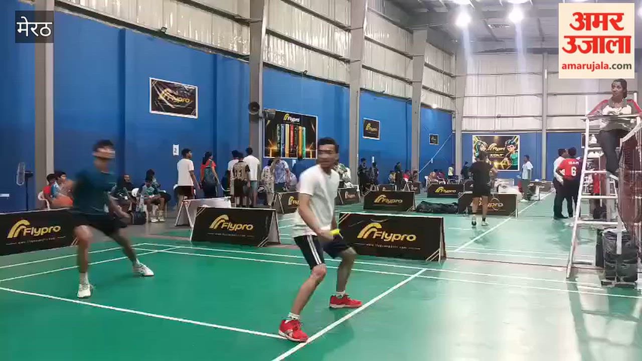 National Badminton Competition Held at Radha Govind Public School in Meerut