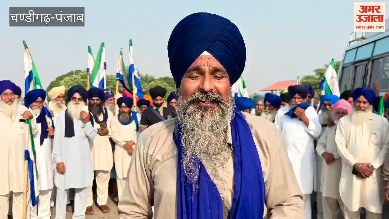 Farmers hold candlelight march in Chandigarh on the fifth anniversary of the Lakhimpur Kheri incident