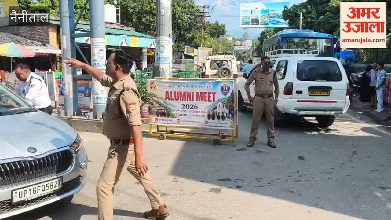 Long jam of vehicles on Haldwani-Ramnagar road