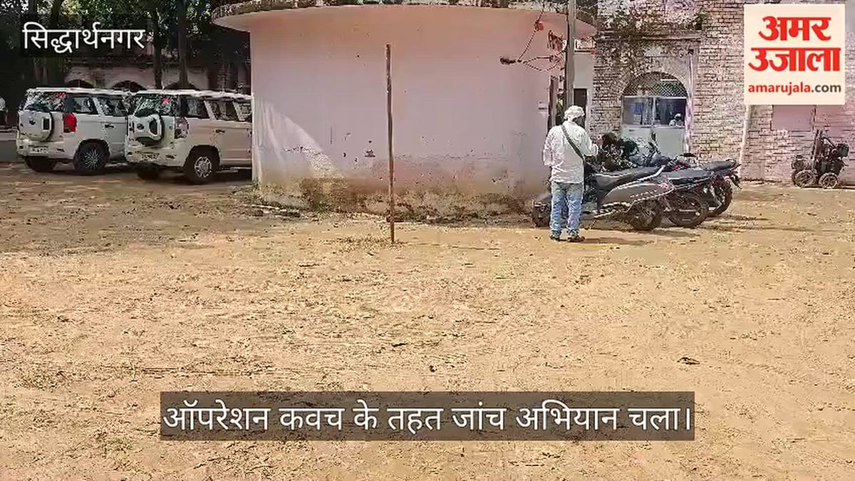 भारत-नेपाल सीमा पर ऑपरेशन कवच के तहत पुलिस-एसएसबी ने की गश्त