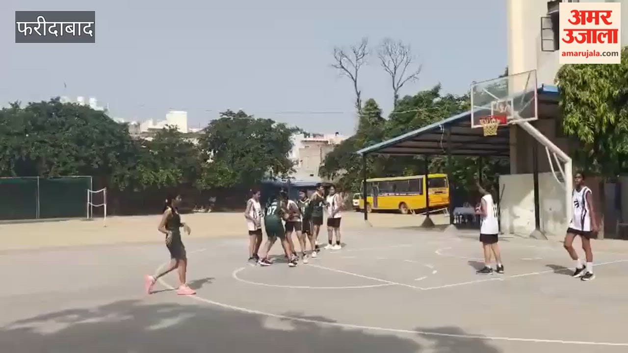 Faridabad's Under-19 team won the state-level basketball title
