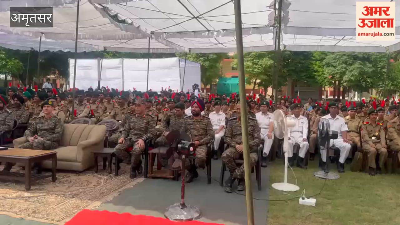 Group Commander Brigadier honored the cadets at the NCC training camp.