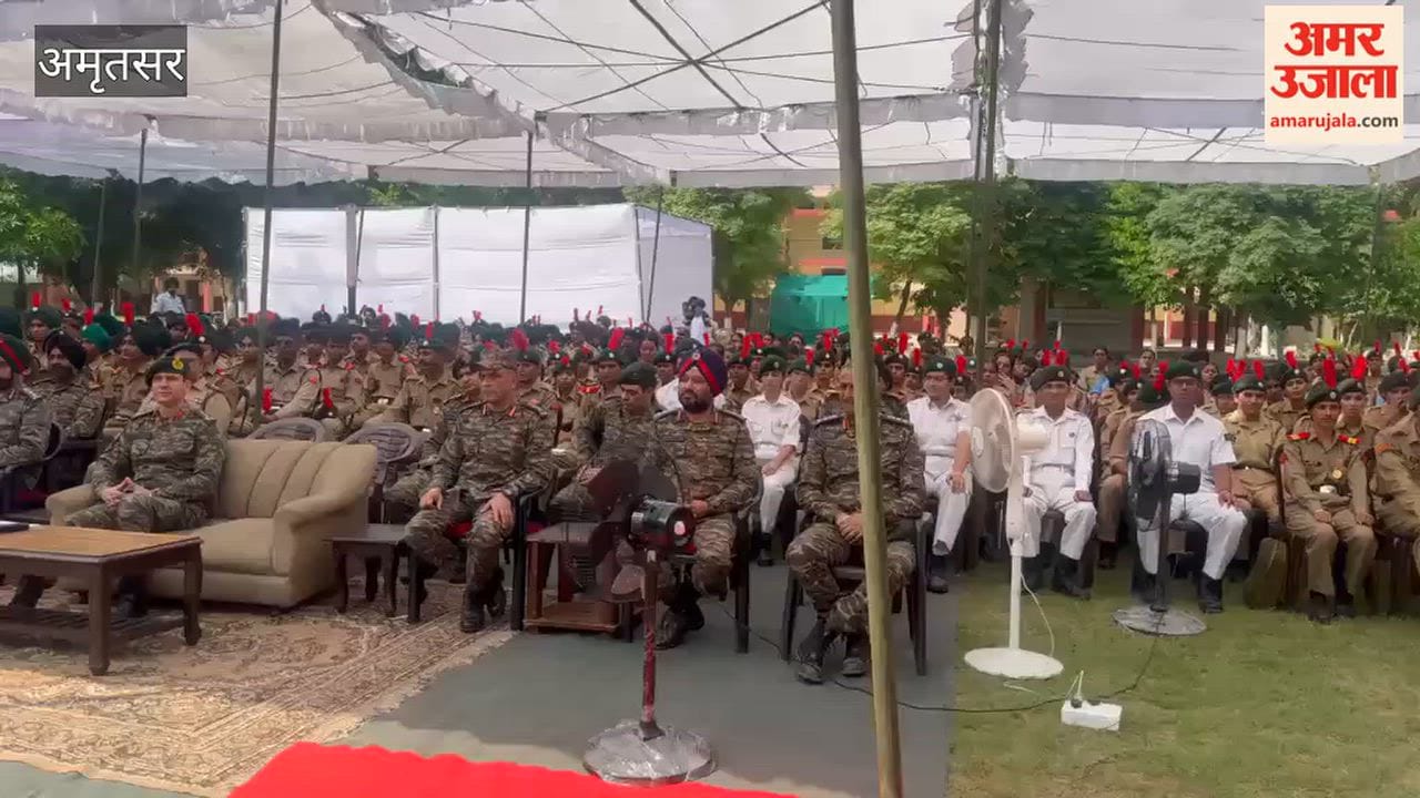 Group Commander Brigadier honored the cadets at the NCC training camp.
