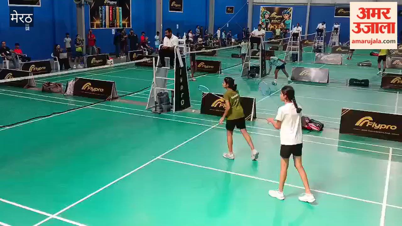 CBSE National Badminton Championship at Radha Govind Public School, 104 Matches Scheduled Today