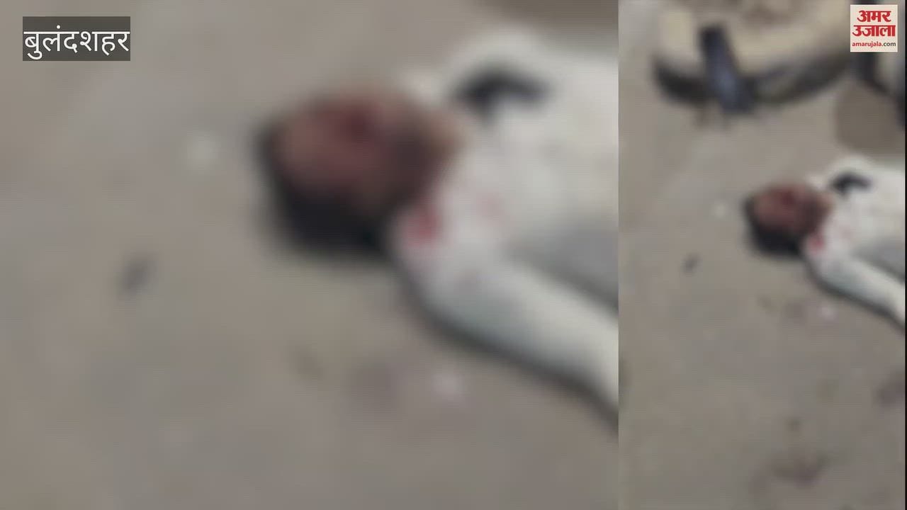 bulandshahr road accident tractor hits siblings on a motorcycle brother dies