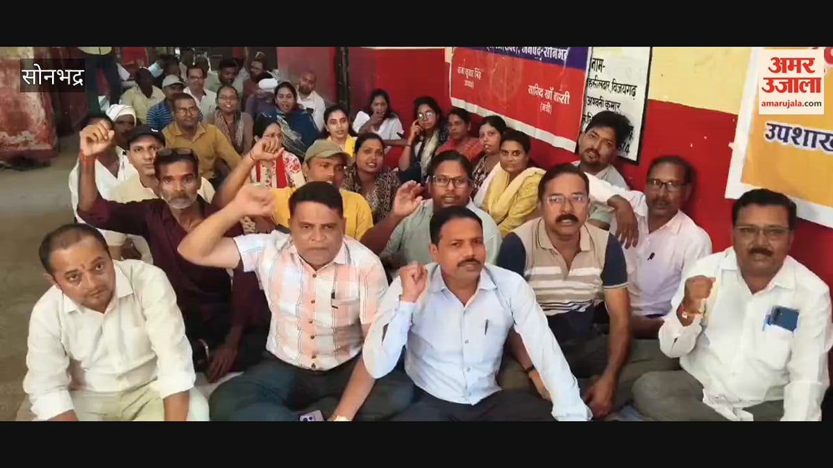 लेखपालों ने लगाया जिसको नियम का ज्ञान नहीं, उसके अधीन काम नहीं का नारा; VIDEO