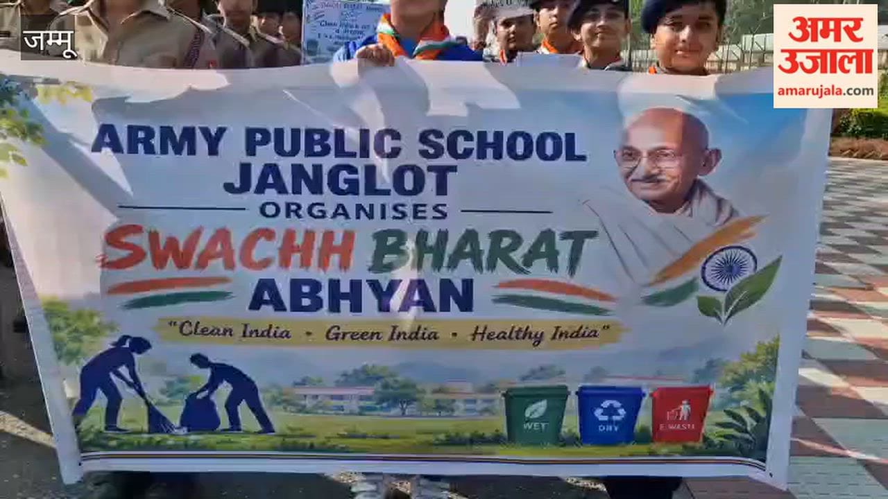 Army Public School Janglot Observes Gandhi Jayanti and Lal Bahadur Shastri Jayanti