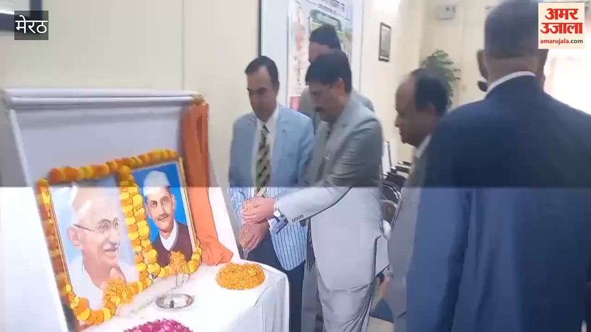गांधी जयंती पर जिला जज अरविंद कुमार मिश्रा ने गांधी-शास्त्री के चित्र का किया अनावरण, जागरूकता रैली को दिखाई हरी झंडी