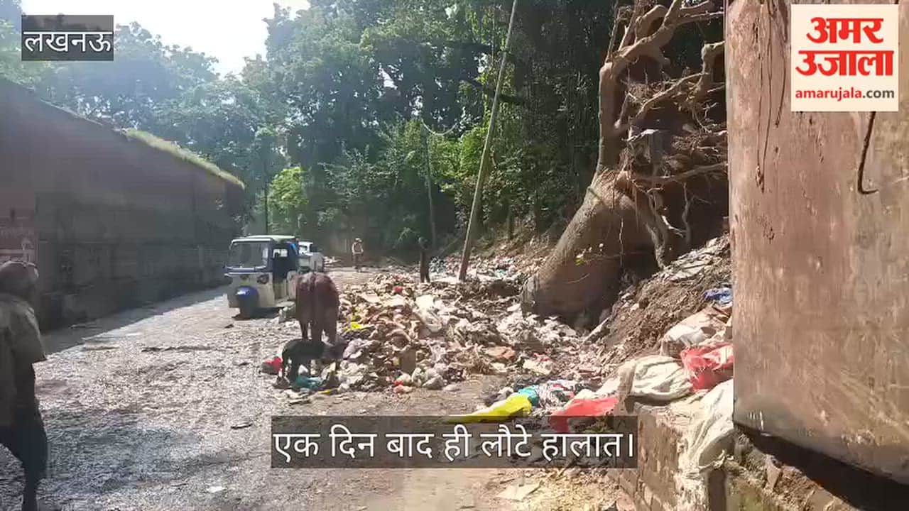 Video: जुबली कॉलेज के पास फिर लगा कूड़े का ढेर, एक दिन बाद ही लौटे हालात