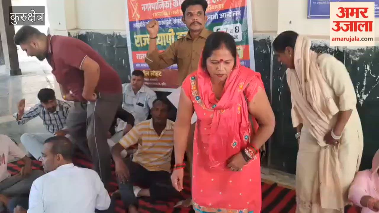 Sanitation workers in Kurukshetra are on a sit-in protest once again, opposing the decision not to rehire 17 tipper drivers.
