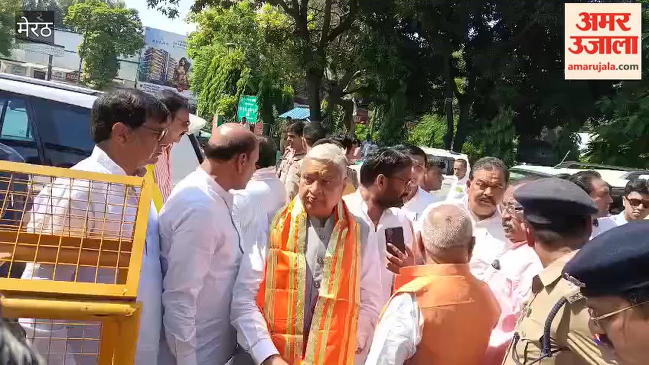 BJP Candidate Dinesh Goyal Files Nomination for MLC Election in Meerut