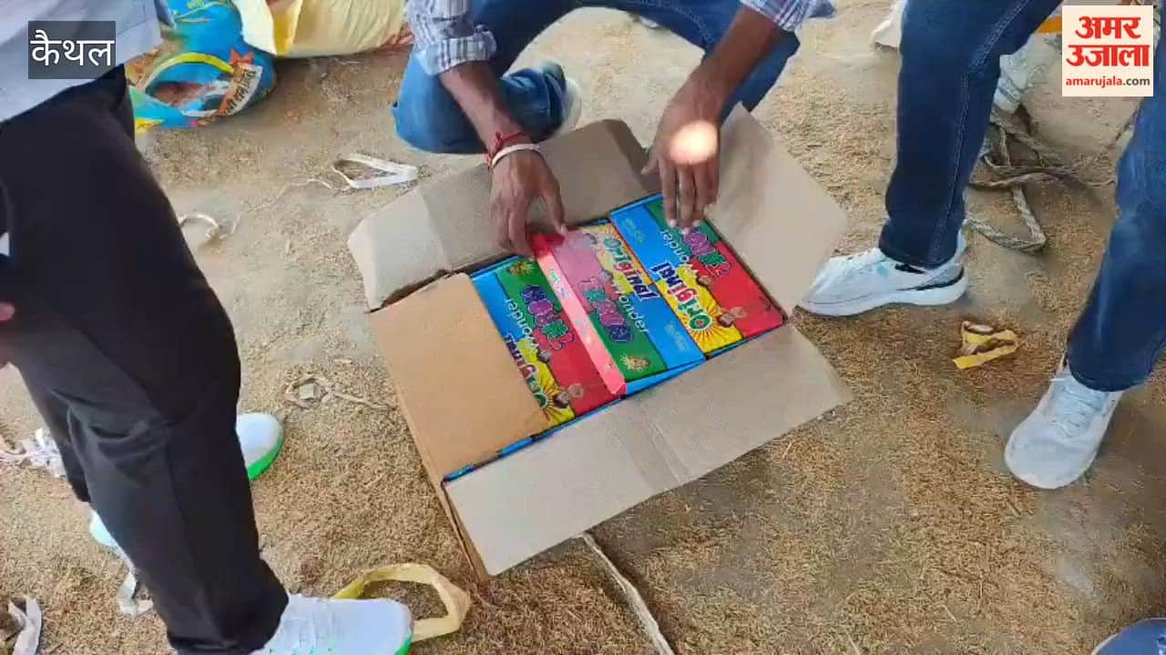 CIA raids illegal firecracker factory in Kaithal's Bata village; two accused apprehended, 134 cartons of firecrackers seized.