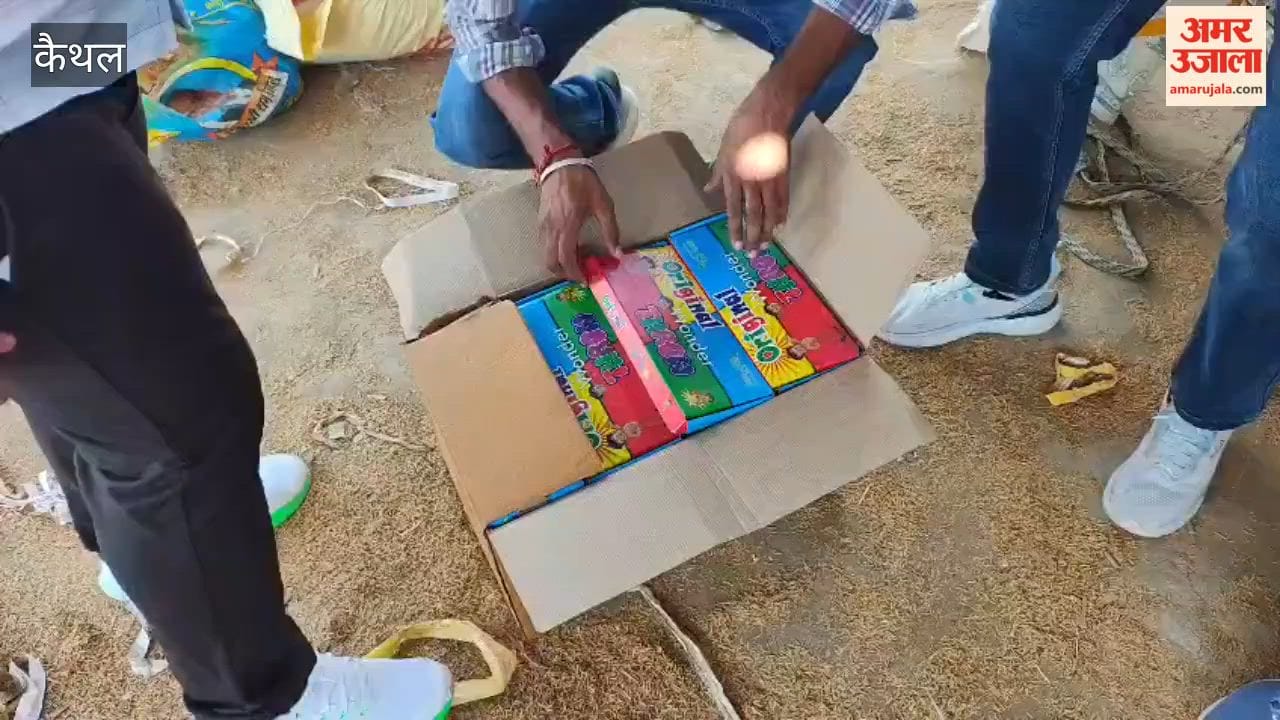 CIA raids illegal firecracker factory in Kaithal's Bata village; two accused apprehended, 134 cartons of firecrackers seized.