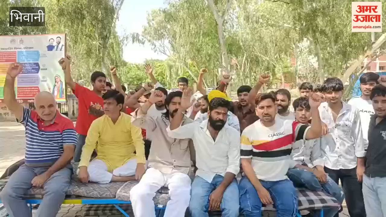 Cow protection group stages protest over donkey's death; accuses police of negligence.