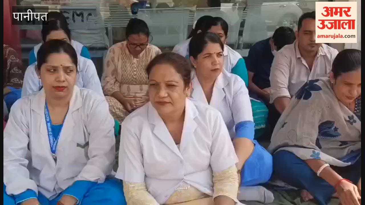 Nursing staff stage two-hour strike against online transfer policy; medical services disrupted from hospitals to CHCs and PHCs.