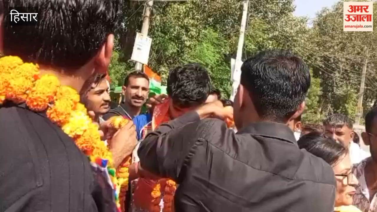 Boxer Ankush Panghal receives a grand welcome upon returning home; says, "I will bring home an Olympic medal for the country."