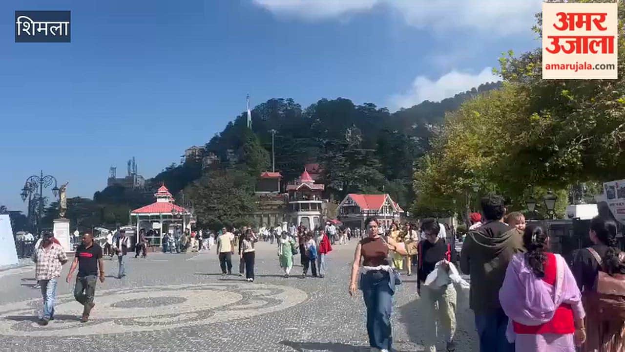 Bright sunshine in Shimla today pleasant weather conditions set to change again in the coming days