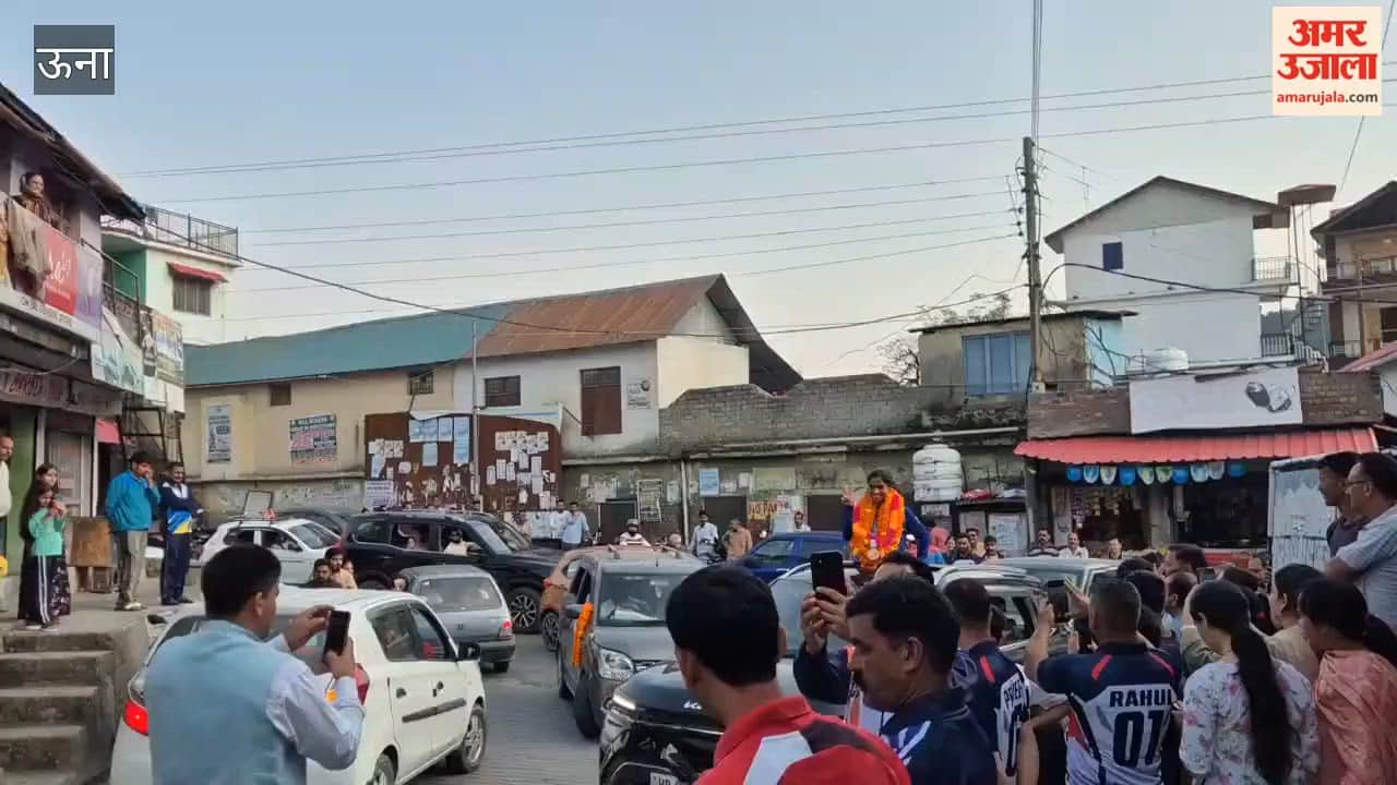 Athlete Seema accorded a grand welcome in Chamba