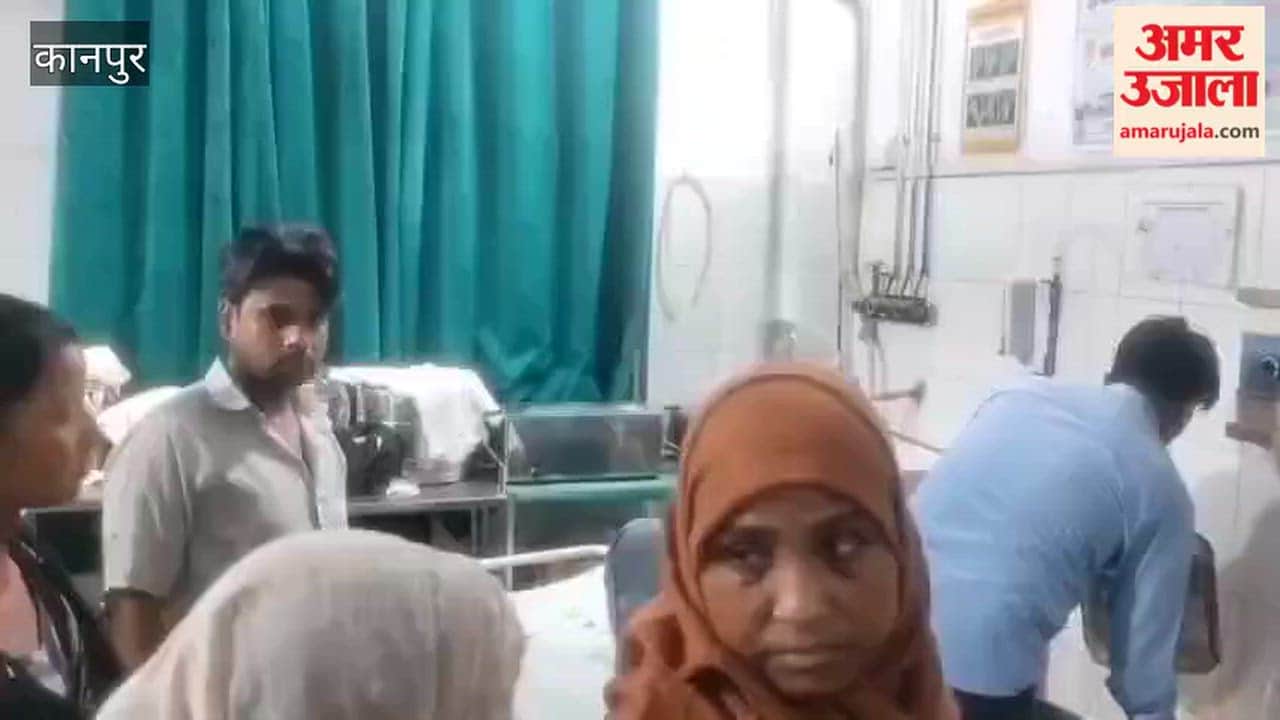 Kanpur: Motorcyclist injured after being hit by an unidentified vehicle in Chakeri