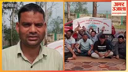 Rishikesh:Roadways employees staged a work boycott after not receiving their salaries for three months