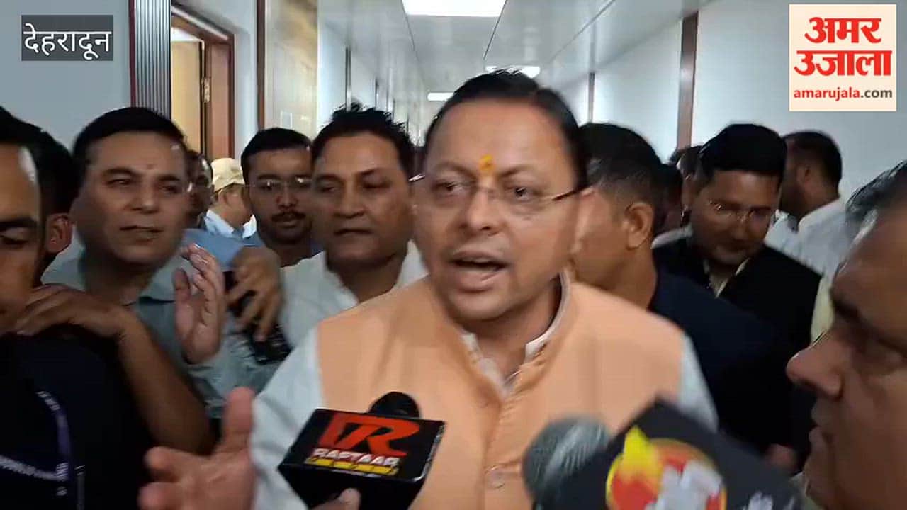 Dinesh Arya files nomination for Rajya Sabha CM Dhami says giving an opportunity to an ordinary party workes