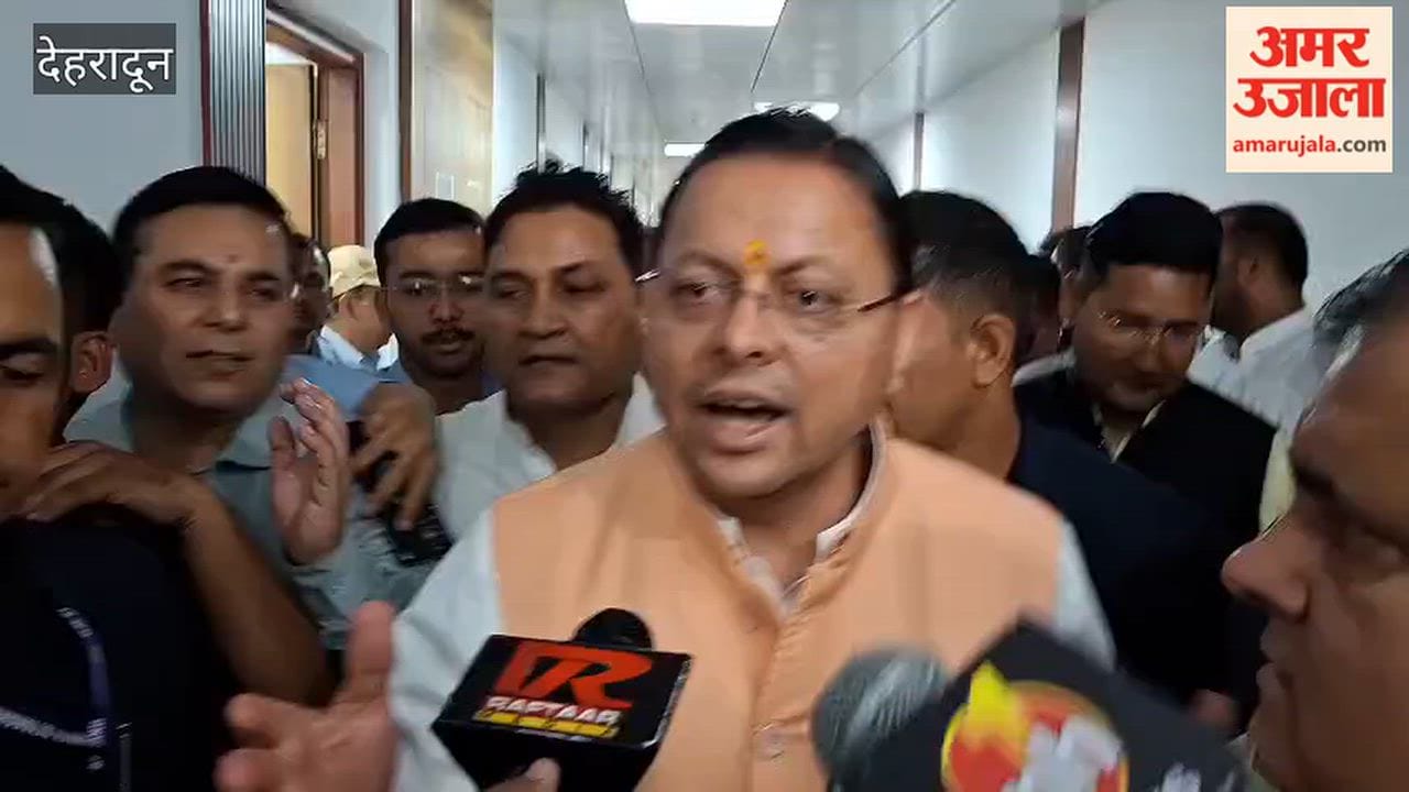Dinesh Arya files nomination for Rajya Sabha CM Dhami says giving an opportunity to an ordinary party workes