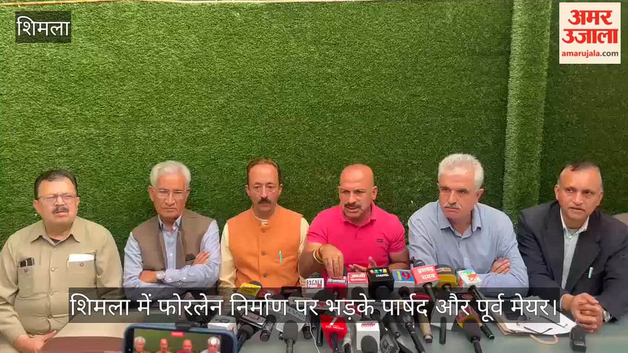 Video: Councilors and former mayor furious over four-lane construction in Shimla.