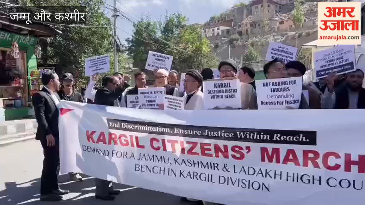 Kargil Unites for High Court Bench | Bar Association & Civil Society Hold Joint Protest March
